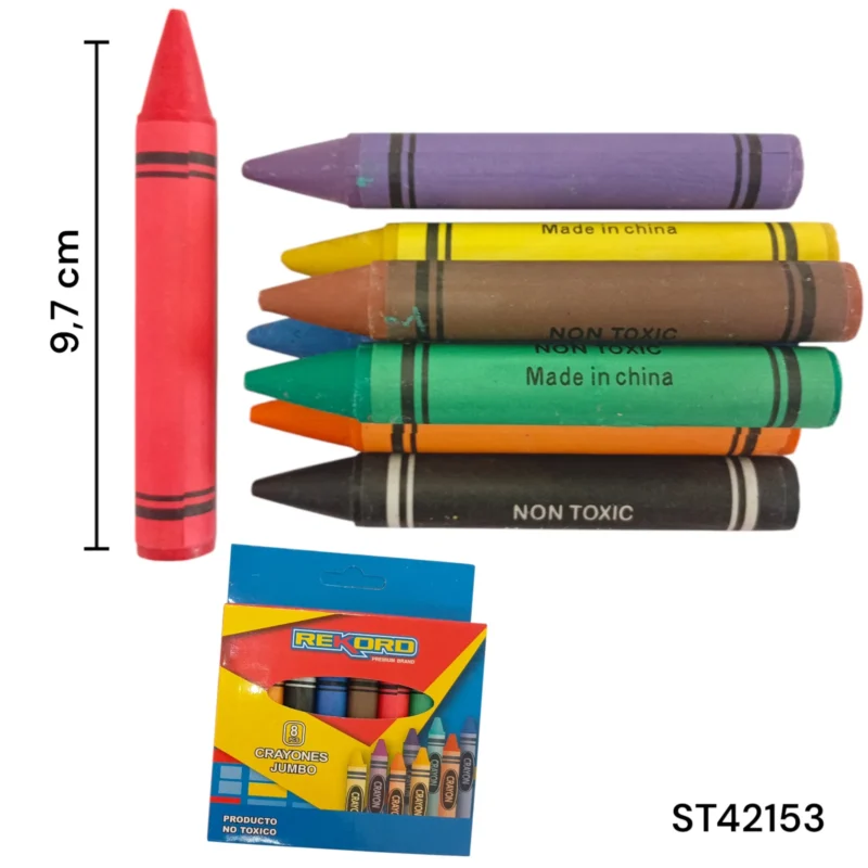 CRAYONES JUMBO X 8 PC