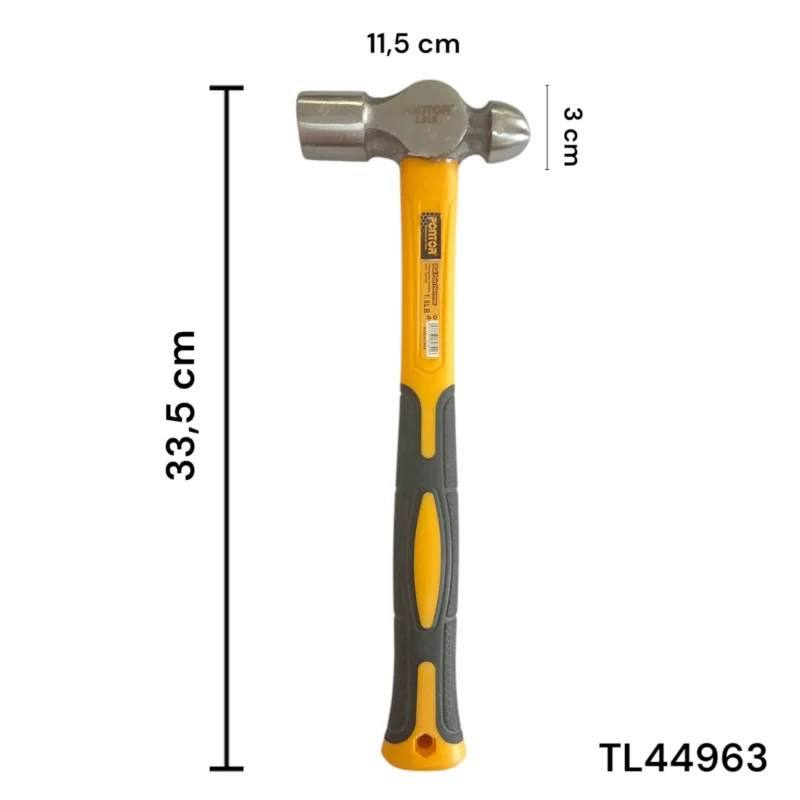 MARTILLO BOLA MANGO DE FIBRA 1,5 LB O 24 OZ 30 mm